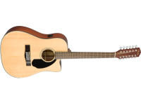 Fender CD-60SCE Dreadnought de 12 cordas NAT WN Fender CD-60SCE Dreadnought de 12 cordas NAT WN
